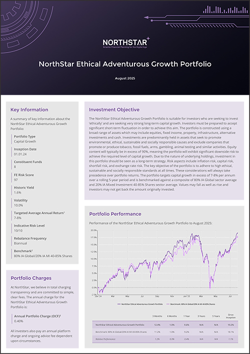 NorthStar Ethical Adventurous Growth Portfolio August