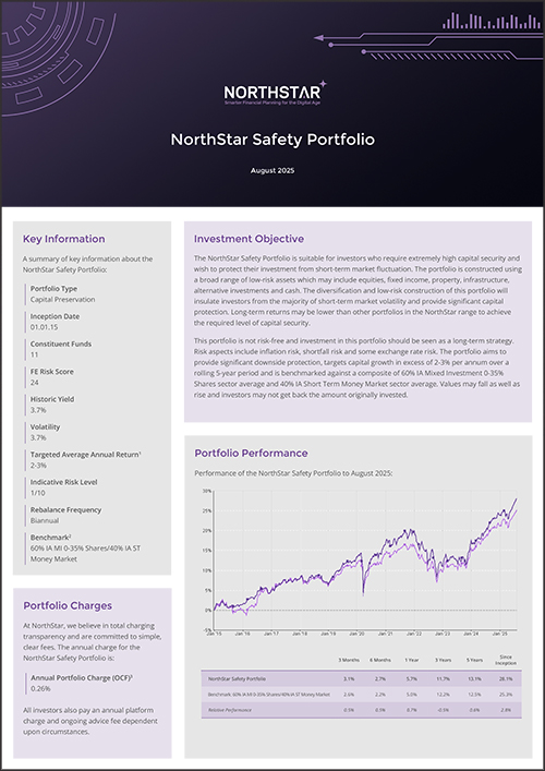 NorthStar Safety Portfolio Factsheet August